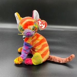 Ty Beanie Baby cat Kaleidoscope